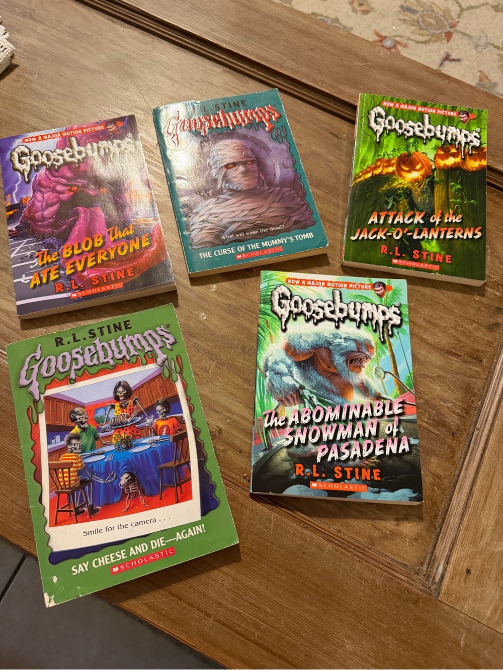 R.L. Stine Goosebumps Book Lot – 5 Books